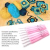 9-Piece Crochet Hooks with Colour Gradient Crochet Hooks Tulip Hook