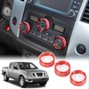 Bekantogy 3PCS Car Air Conditioner Switch Button Knob Cover Compatible