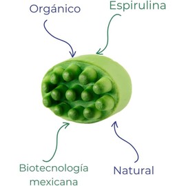 Jabón Facial de Espirulina 100g Pack 3 Piezas Limpiador Facial Natural Orgánico Jabón para Cara Piel Grasa Exfoliante Hidratante Barra Limpiadora Facial Jabón Facial en Barra