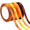 DECYOOL Fall Ribbons, 4 Rolls 100 Yards Fall Satin Ribbons