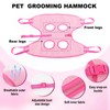 HIGO Dog Grooming Hammock - Breathable Pet Grooming Set for