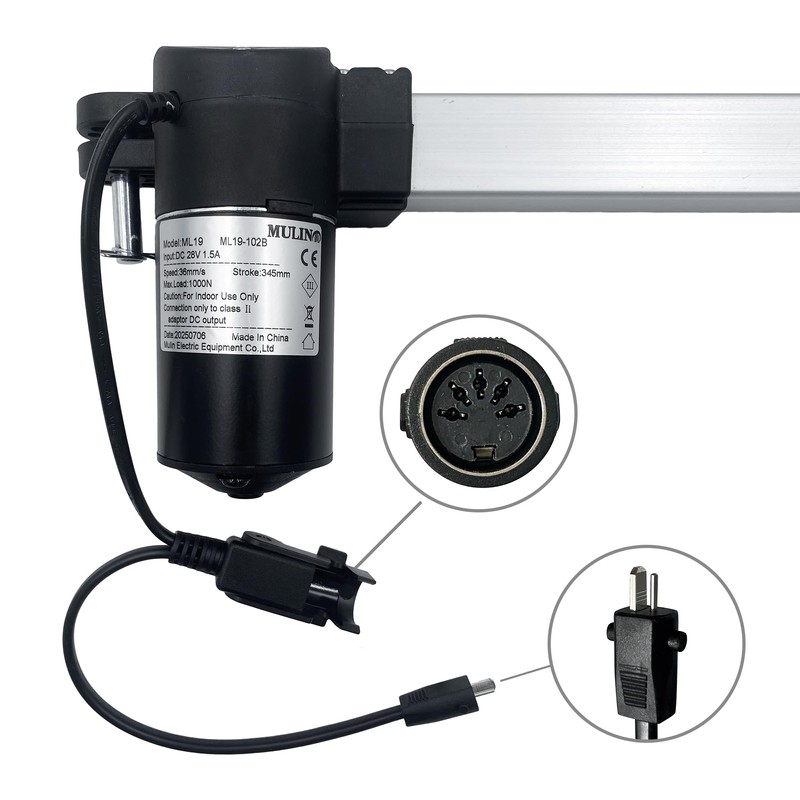 Power Recliner Mulin Motor Model ML19-102B Lift Chairs Actuator Replacement