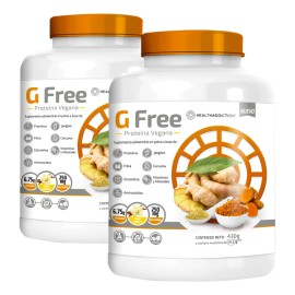  Pack de 2,  Suplemento Alimenticio Vegano Healthaddiction G Free Vainilla