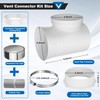 Dryer Lint Trap, Indoor Dryer Vent Kit, Metal Lint Catcher