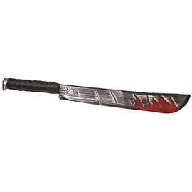 UNDERWRAPS Adult Costume Machete with Blood Black
