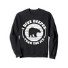 Ice Water I Dive Deeper Than The Ice Bather Sweatshirt