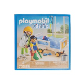 PLAYMOBIL City Life 70587 Hospital Children's Hospital Doctor Child Bed