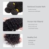 KODRHAR Brazilian Jerry Curly Human Hair Bundles 18 20 22