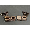 usa Standard COYOTE 5.0 Emblem Badges Bronze On BLACK EDITION