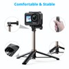 AKASO 60cm Selfie Stick Tripod, 5 Levels of Extension, Action