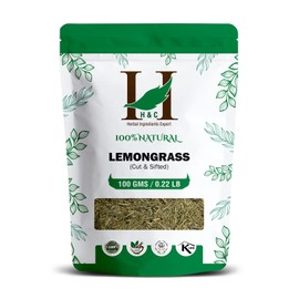 H&C Lemongrass (Cut and Sifted) - 100g Pack | Herbal Tea Ingredient | Loose Tea