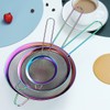 Kyraton Rainbow Fine Mesh Strainer 3 Pieces Set, Copper Flour