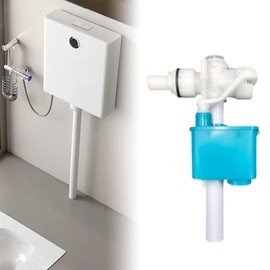 Baoblaze Fill Valve Assembly Flush Valve Easy Install Adjustable Height Repair Part Toilet Cistern Inlet Valves for Household Bathroom, 4 Point