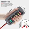 12V Car Battery Alternator Tester with 6 LED Indicator, Automotive