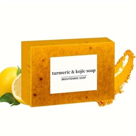 Turmeric & Kojic Acid Brightening Soap | Dark Spot Eraser & Glowing Skin Solution - Specification: 1 pc
