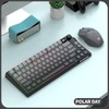 75% Wireless Gaming Keyboard and Mouse Combination, with Rechargeable Battery,