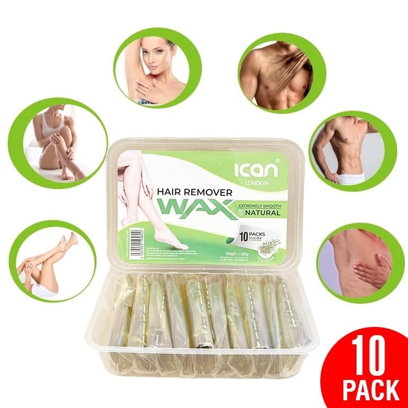 ican London Extremley Smooth Natural Hair Remover Warm Wax (10