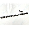 GMC OVERLAY 1PC Gloss Black Rear Tailgate Canyon Letter Emblem