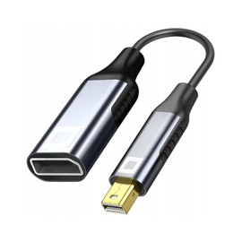 CO2 Mini DisplayPort to DisplayPort Adapter, Mini DP Display Port 1.4 8K/60Hz, 4K/144Hz, 2K/240Hz, Full HD, Dynamic HDR FreeSync G-Sync, Plug & Play, 32.4 Gb/s Bi-Directional