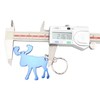 SWATOM Moose Keychain Bottle Opener Beer Opener Tool Key Tag