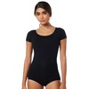 Capezio Classic Women's Short Sleeve Leotard, Black, Large