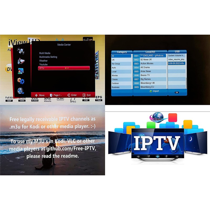 UK FULL HD Satellite TV Receiver, Built in Wi-Fi, USB