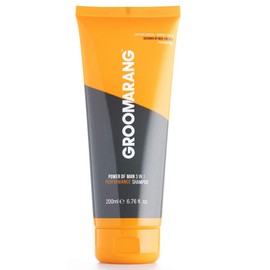 Groomarang Mens Shampoo - ‘Power of Man’ 3 in 1 Performance Ginseng Extract Shampoo for Men 200ml