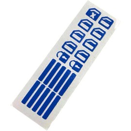 Blue Car Window Button Luminous Sticker, Car Door Window Switch Button Luminous Sticker Glow, Luminous Car Window Switch Stickers Car Door Lock Switch Stickers in The Dark Car Decoration