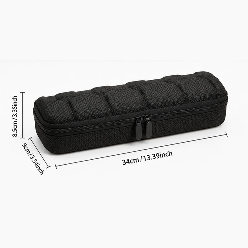 5-Slot Watch Organizer Case for Travel – Hard Shell Storage