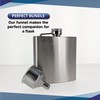 SE Stainless Steel Funnel for Flasks Bottles and Mini Bottles,