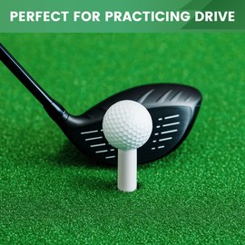 Seticek Rubber Golf Tees for Mats | Golf Tees for Driving Range & Indoor Simulators | Excellent Durability and Stability Rubber Tees | 6 Mixed Sizes Rubber Tees & 2 Sizes Tees (32 Pcs)