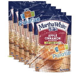 Martha White Apple Cinnamon Muffin Mix, 7 oz - Palatize Pack of 6