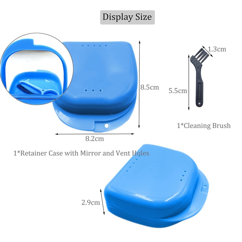 HRASY Oral Care Disassembly Kit/7pcs Including 1 Retainer Case With
