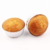 Gifbera Silver Foil Jumbo Cupcake Liners Metallic Muffin Baking Cups,