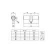 Amig - Security Cylinder | Door Lock | Double Clutch