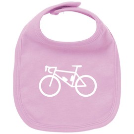 Huuraa Baby Lätzchen Bike Fahrrad Unisex Latz Größe Babypink mit Motiv für alle Biker Geschenk Idee für Neugeborene und Kleinkinder