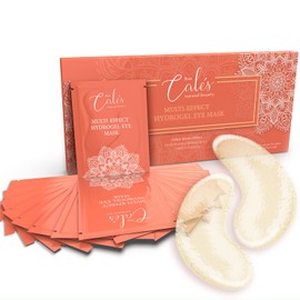 Calés - Under Eye Patches for Dark Circles Collagen Eye Mask for Puffy Eyes with Hyaluronic Acid Under Eye Pads for Wrinkles Gold Eye Masks Under Eye