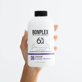 BONPLEX Cream Developer (16.9 oz, 6% VOL 20) 2pcs & 6pcs Set BONPLEX-i Ampoule Hair Repair Treatment