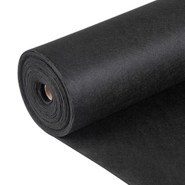 VEVOR Geotextile Landscape Fabric, 3ft x 100ft 4 oz, Non-Woven PP 350N Tensile Strength & 440 N Load Capacity, Drainage Ground Cover, Garden Weed Barrier, French Drains, Black