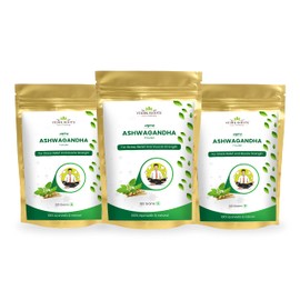 Vedikroots Vedikroots Ashwagandha Powder/Churn - A Stress Relief Elixir for an Active Lifestyle | Enriched with 100% Natural Ashwagandha Extracts (300g)