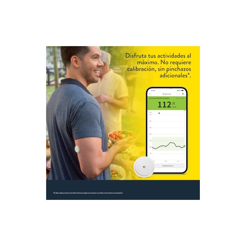 FreeStyle Libre 2 Plus Sensor de Monitoreo Continuo de Glucosa