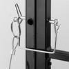 Prime-Line S 4776 21 In., White Painted Carbon Steel, Hinged