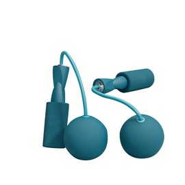 Jump Rope, Adjustable Jumping Ropes Cable with Ball Bearings, Skipping Rope Tangle-Free Rapid Speed for Men Women, Steel Jump Ropes Workout with Foam Handles for Home Exercise, Fitness (Large Ball Blue)