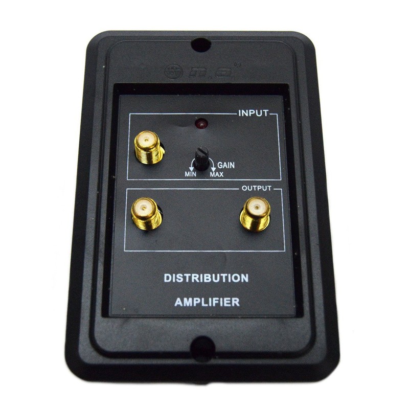 Indoor Outdoor High Gain Signal Amplifier HDTV VHF UHF FM