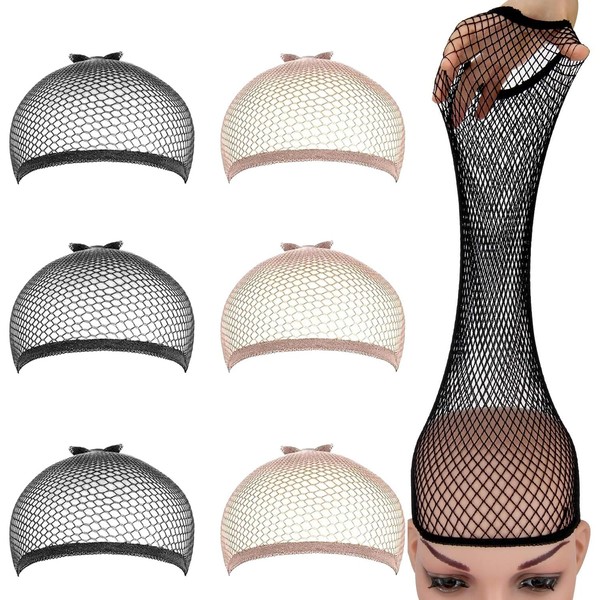 LZSLKEJI 6pcs Wig Caps to Hold Wig in Place, Wig