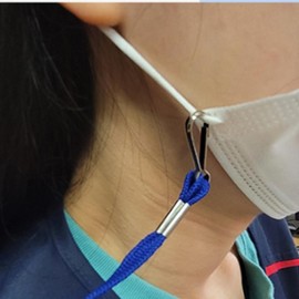 1PC Fashionable Portable Mask & Necklace Lanyard Strap for Everyday & Student Use Accessory 4ea