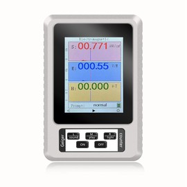 Handheld EMF Meter High Accuracy Digital Display Electromagnetic Field Radiation Detector for Industry White