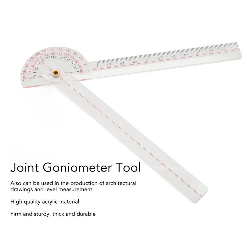 Joint Goniometer 360 Degrees Accurate Measurement Spinal Curvature Goniometer Tool