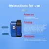 Mini Handheld Inkjet Printer Quick Dry Inkjet Printer with Touch