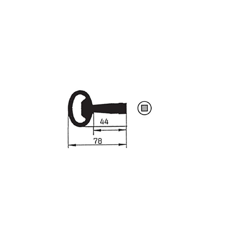 Square Spanner E 700 | 7 mm | Universal Use